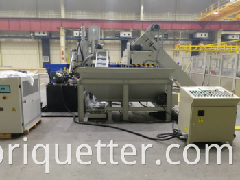 Y83L-500 Aluminum Sheet Briquette Machine with Square Block